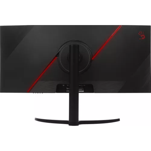 Монитор Bloody 34" MN340W черный VA LED 1ms 21:9 HDMI M/M матовая HAS Piv 300cd 178гр/178гр 3440x1440 180Hz FreeSync DP UW USB 5.7кг