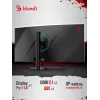 Монитор Bloody 34" MN340W черный VA LED 1ms 21:9 HDMI M/M матовая HAS Piv 300cd 178гр/178гр 3440x1440 180Hz FreeSync DP UW USB 5.7кг