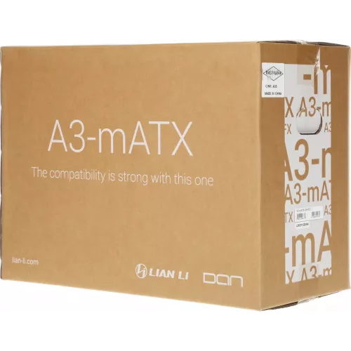 Корпус Lian-Li A3 белый без БП mATX 10x120mm 2x140mm 2xUSB3.0 1xUSB3.1 audio bott PSU