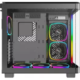 Корпус Montech King 95 Pro черный без БП ATX 7x120mm 2x140mm 2xUSB3.0 audio bott PSU