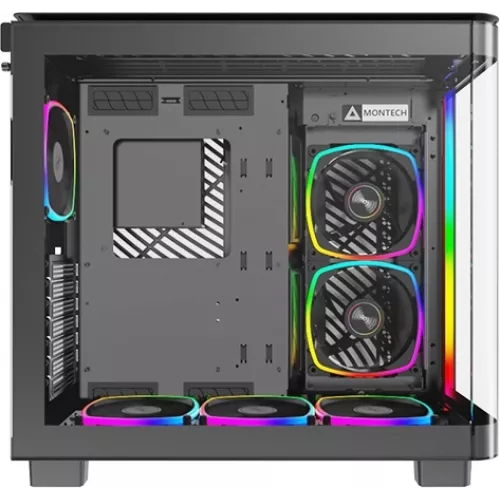 Корпус Montech King 95 Pro черный без БП ATX 7x120mm 2x140mm 2xUSB3.0 audio bott PSU