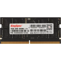Память DDR5 16GB 5600MHz Kingspec KS5600D5N11016G RTL PC5-44800 CL40 SO-DIMM 288-pin 1.1В single rank Ret