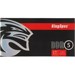 Память DDR5 16GB 5600MHz Kingspec KS5600D5N11016G RTL PC5-44800 CL40 SO-DIMM 288-pin 1.1В single rank Ret