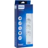 Сетевой фильтр Philips CHP4336WB/51 3м (3 розетки) белый (коробка)