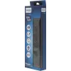 Сетевой фильтр Philips CHP8246BB/51 3м (4 розетки) черный (коробка)
