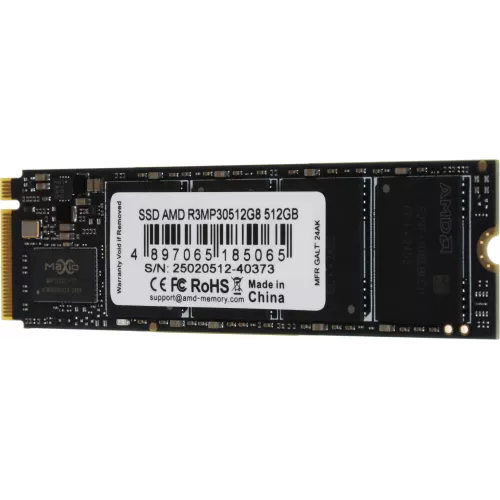 Накопитель SSD AMD PCIe 3.0 x4 512GB R3MP30512G8 Radeon M.2 2280