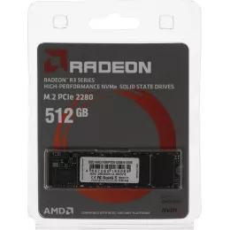 Накопитель SSD AMD PCIe 3.0 x4 512GB R3MP30512G8 Radeon M.2 2280