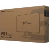 Монитор Acer 27" EK271UEbmiipx черный IPS LED 5ms 16:9 HDMI M/M матовая 1000:1 250cd 178гр/178гр 2560x1440 100Hz FreeSync DP Quad 2K (1440p) 3.5кг