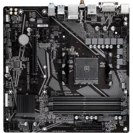 Материнская плата Gigabyte A520M DS3H AC Soc-AM4 AMD A520 4xDDR4 mATX AC`97 8ch(7.1) GbLAN RAID+HDMI+DP