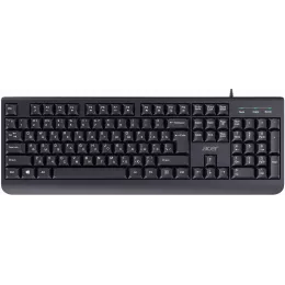 Клавиатура Acer OKW400 черный USB (ZL.KBDEE.01C) кабель 1.8м