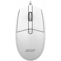 Клавиатура + мышь Acer OCC400 клав:белый мышь:белый USB (ZL.ACCCC.014)