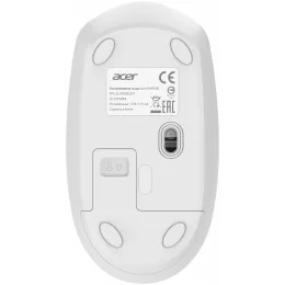 Мышь Acer OMR408 белый оптическая 1600dpi беспров. USB для ноутбука 4but (ZL.MCEEE.02Y)