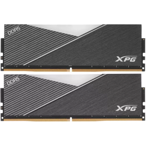 Память DDR5 2x32GB 6000MHz A-Data AX5U6000C3032G-DCLARBK XPG Lancer RGB RTL Gaming PC5-48000 CL30 DIMM 288-pin 1.35В kit dual rank с радиатором Ret