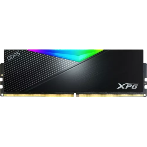 Память DDR5 2x32GB 6000MHz A-Data AX5U6000C3032G-DCLARBK XPG Lancer RGB RTL Gaming PC5-48000 CL30 DIMM 288-pin 1.35В kit dual rank с радиатором Ret