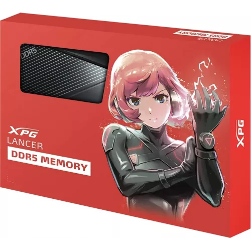 Память DDR5 2x32GB 6400MHz A-Data AX5U6400C3232G-DCLABK XPG Lancer RTL Gaming PC5-51200 CL32 DIMM 288-pin 1.4В kit dual rank с радиатором Ret