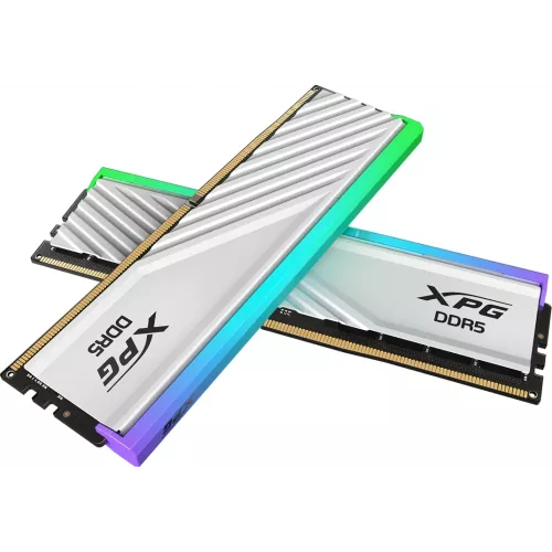 Память DDR5 2x16GB 6400MHz A-Data AX5U6400C3216G-DTLABRWH XPG Lancer Blade RGB RTL Gaming PC5-51200 CL32 DIMM ECC 288-pin 1.4В kit dual rank с радиатором Ret