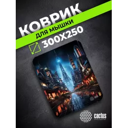 Коврик для мыши Cactus City 300x250x3мм (CS-MPC-D05M)