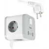 Сетевой удлинитель Buro BU-PC3.1UС-W 1.5м (3 розетки) белый (коробка)