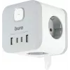 Сетевой удлинитель Buro BU-PC3.1UС-W 1.5м (3 розетки) белый (коробка)