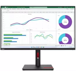 Монитор Lenovo 31.5" ThinkVision T32h-30 черный IPS LED 4ms 16:9 HDMI матовая HAS Piv 1000:1 350cd 178гр/178гр 2560x1440 60Hz DP Quad 2K (1440p) USB 9.9кг