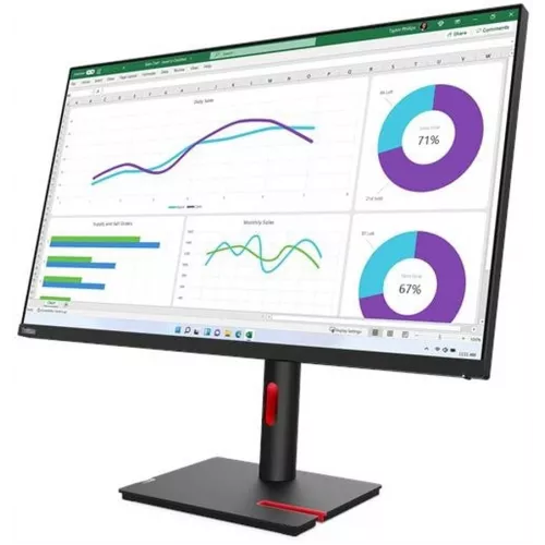 Монитор Lenovo 31.5" ThinkVision T32h-30 черный IPS LED 4ms 16:9 HDMI матовая HAS Piv 1000:1 350cd 178гр/178гр 2560x1440 60Hz DP Quad 2K (1440p) USB 9.9кг