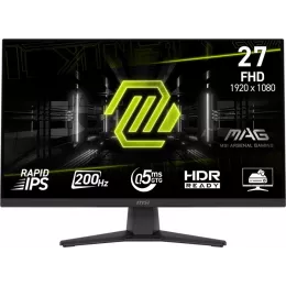 Монитор MSI 27" Mag MAG 272F черный IPS LED 16:9 HDMI матовая 178гр/178гр 1920x1080 200Hz DP FHD 4.2кг