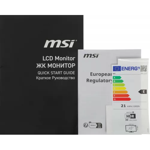Монитор MSI 27" Mag MAG 272F черный IPS LED 16:9 HDMI матовая 178гр/178гр 1920x1080 200Hz DP FHD 4.2кг