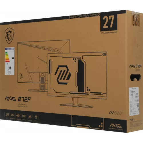 Монитор MSI 27" Mag MAG 272F черный IPS LED 16:9 HDMI матовая 178гр/178гр 1920x1080 200Hz DP FHD 4.2кг