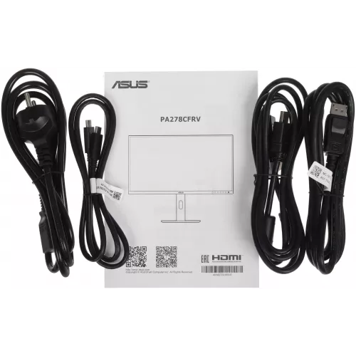 Монитор Asus 27" ProArt PA278CFRV черный IPS LED 16:9 HDMI M/M матовая HAS Piv 3000:1 400cd 178гр/178гр 2560x1440 100Hz DP 2K USB 6.6кг