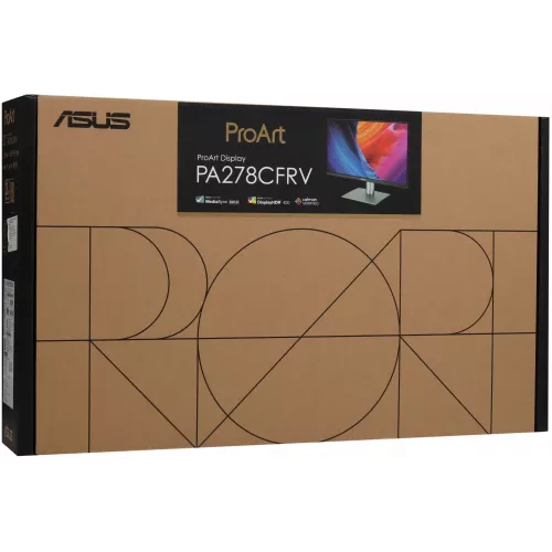 Монитор Asus 27" ProArt PA278CFRV черный IPS LED 16:9 HDMI M/M матовая HAS Piv 3000:1 400cd 178гр/178гр 2560x1440 100Hz DP 2K USB 6.6кг