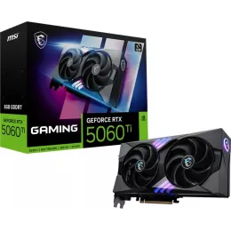 Видеокарта MSI PCI-E 5.0 RTX 5060 TI 8G GAMING NVIDIA GeForce RTX 5060TI 8Gb 128bit GDDR7 2572/28000 HDMIx1 DPx3 HDCP Ret