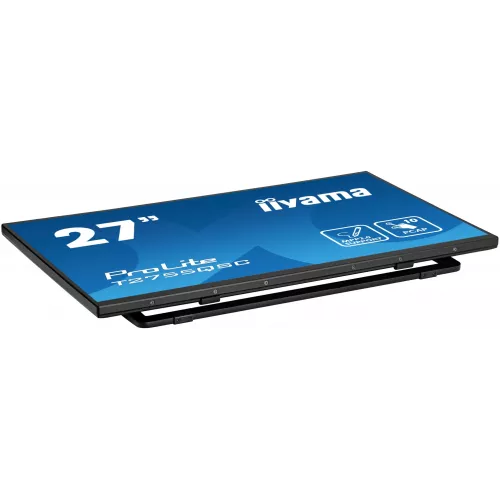Монитор Iiyama 27" ProLite T2755QSC-B1 черный IPS LED 16:9 HDMI M/M глянцевая 400cd 178гр/178гр 2560x1440 75Hz DP WQ HD 2K (1440p) USB Touch 5.8кг