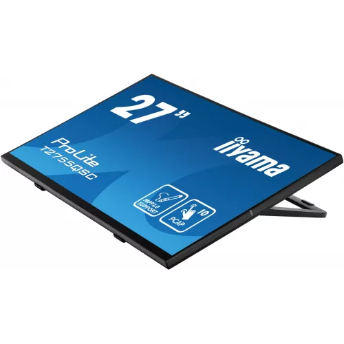 Монитор Iiyama 27" ProLite T2755QSC-B1 черный IPS LED 16:9 HDMI M/M глянцевая 400cd 178гр/178гр 2560x1440 75Hz DP WQ HD 2K (1440p) USB Touch 5.8кг