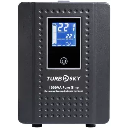 Источник бесперебойного питания Turbosky 1000vaPS 600Вт 1000ВА черный