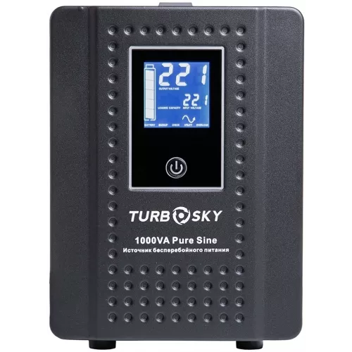 Источник бесперебойного питания Turbosky 1000vaPS 600Вт 1000ВА черный