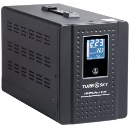 Источник бесперебойного питания Turbosky 1000vaPS 600Вт 1000ВА черный