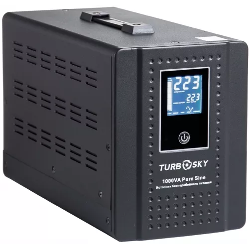 Источник бесперебойного питания Turbosky 1000vaPS 600Вт 1000ВА черный