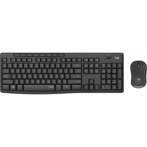 Клавиатура + мышь Logitech MK295 клав:черный мышь:черный USB беспроводная Multimedia (920-009813)
