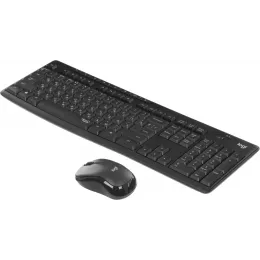 Клавиатура + мышь Logitech MK295 клав:черный мышь:черный USB беспроводная Multimedia (920-009813)