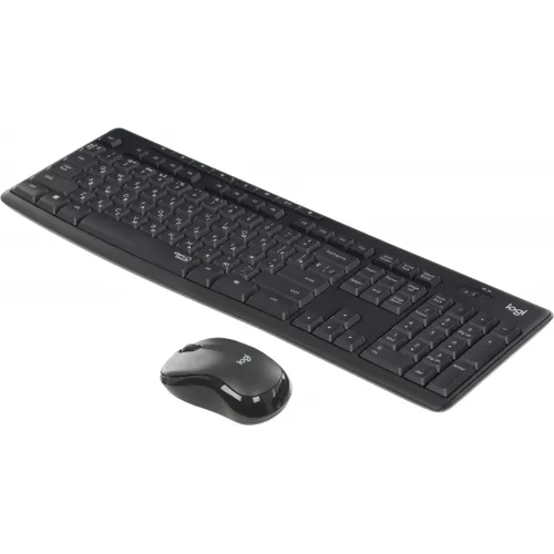 Клавиатура + мышь Logitech MK295 клав:черный мышь:черный USB беспроводная Multimedia (920-009813)