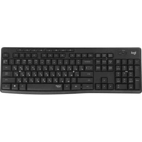 Клавиатура + мышь Logitech MK295 клав:черный мышь:черный USB беспроводная Multimedia (920-009813)