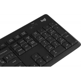 Клавиатура + мышь Logitech MK295 клав:черный мышь:черный USB беспроводная Multimedia (920-009813)