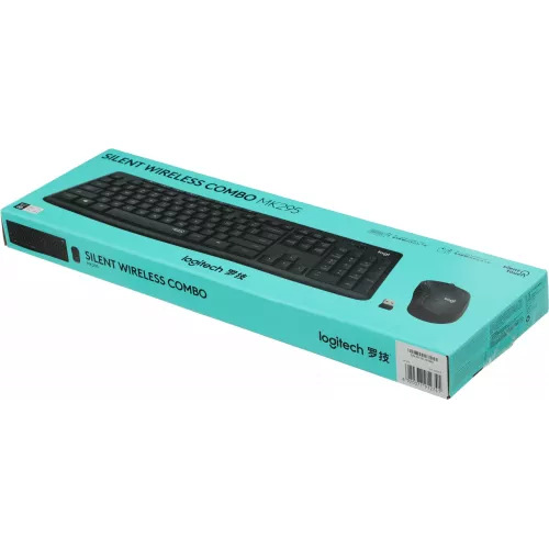 Клавиатура + мышь Logitech MK295 клав:черный мышь:черный USB беспроводная Multimedia (920-009813)