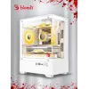 Корпус Bloody CC-125 белый без БП mATX 5x120mm 2xUSB2.0 1xUSB3.0 audio bott PSU