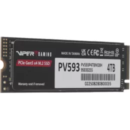 Накопитель SSD Patriot PCIe 5.0 x4 4TB PV593P4TBM28H Viper VP593 M.2 2280
