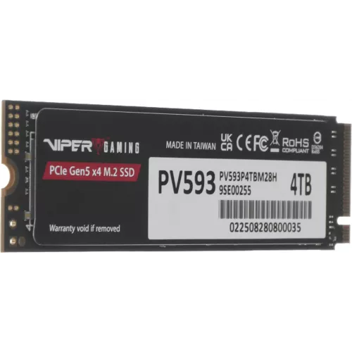Накопитель SSD Patriot PCIe 5.0 x4 4TB PV593P4TBM28H Viper VP593 M.2 2280