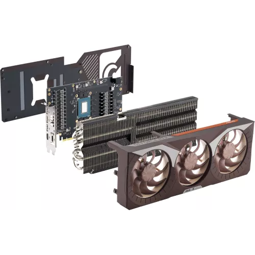 Видеокарта Asus PCI-E 5.0 RTX5080-O16G-NOCTUA NVIDIA GeForce RTX 5080 16Gb 256bit GDDR7 2700/30000 HDMIx2 DPx3 HDCP Ret