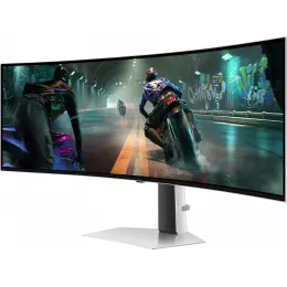 Монитор Samsung 49" Odyssey OLED G9 S49DG910SIXCI серебристый OLED LED 32:9 HDMI полуматовая HAS 250cd 178гр/178гр 5120x1440 144Hz FreeSync Premium Pro DP USB 12.9кг