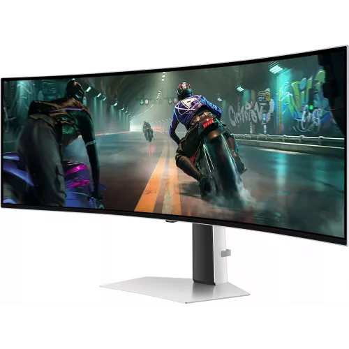 Монитор Samsung 49" Odyssey OLED G9 S49DG910SIXCI серебристый OLED LED 32:9 HDMI полуматовая HAS 250cd 178гр/178гр 5120x1440 144Hz FreeSync Premium Pro DP USB 12.9кг