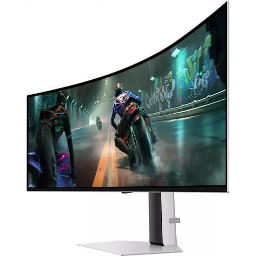 Монитор Samsung 49" Odyssey OLED G9 S49DG910SIXCI серебристый OLED LED 32:9 HDMI полуматовая HAS 250cd 178гр/178гр 5120x1440 144Hz FreeSync Premium Pro DP USB 12.9кг